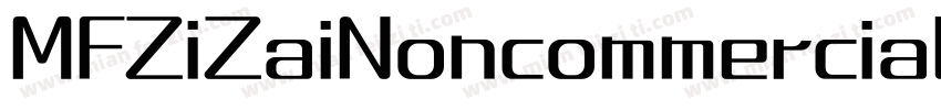 MFZiZaiNoncommercial Regular字体转换